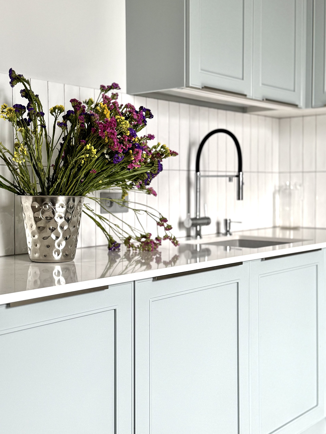 Воздушная Марлен в небесно-голубом цвете