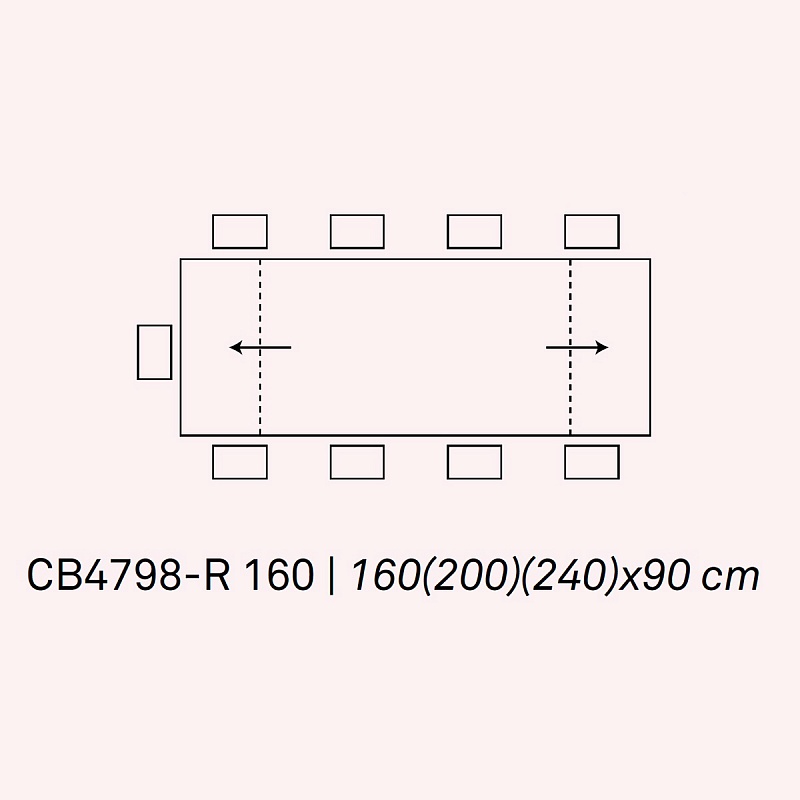 Стол Calligaris ZEFFIRO