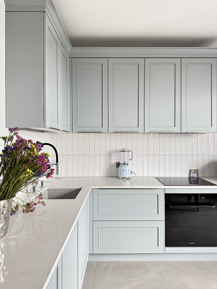 Воздушная Марлен в небесно-голубом цвете