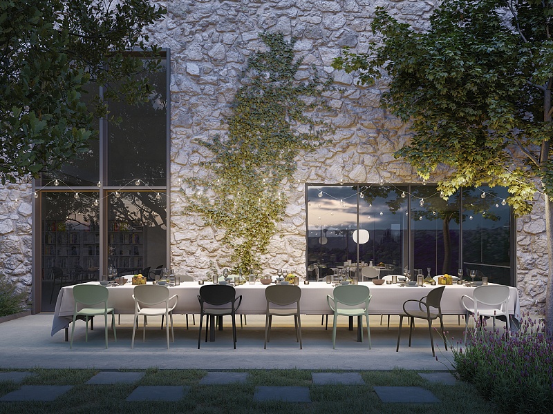 Стул Calligaris ABBY мятный