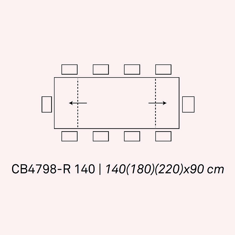 Стол Calligaris ZEFFIRO