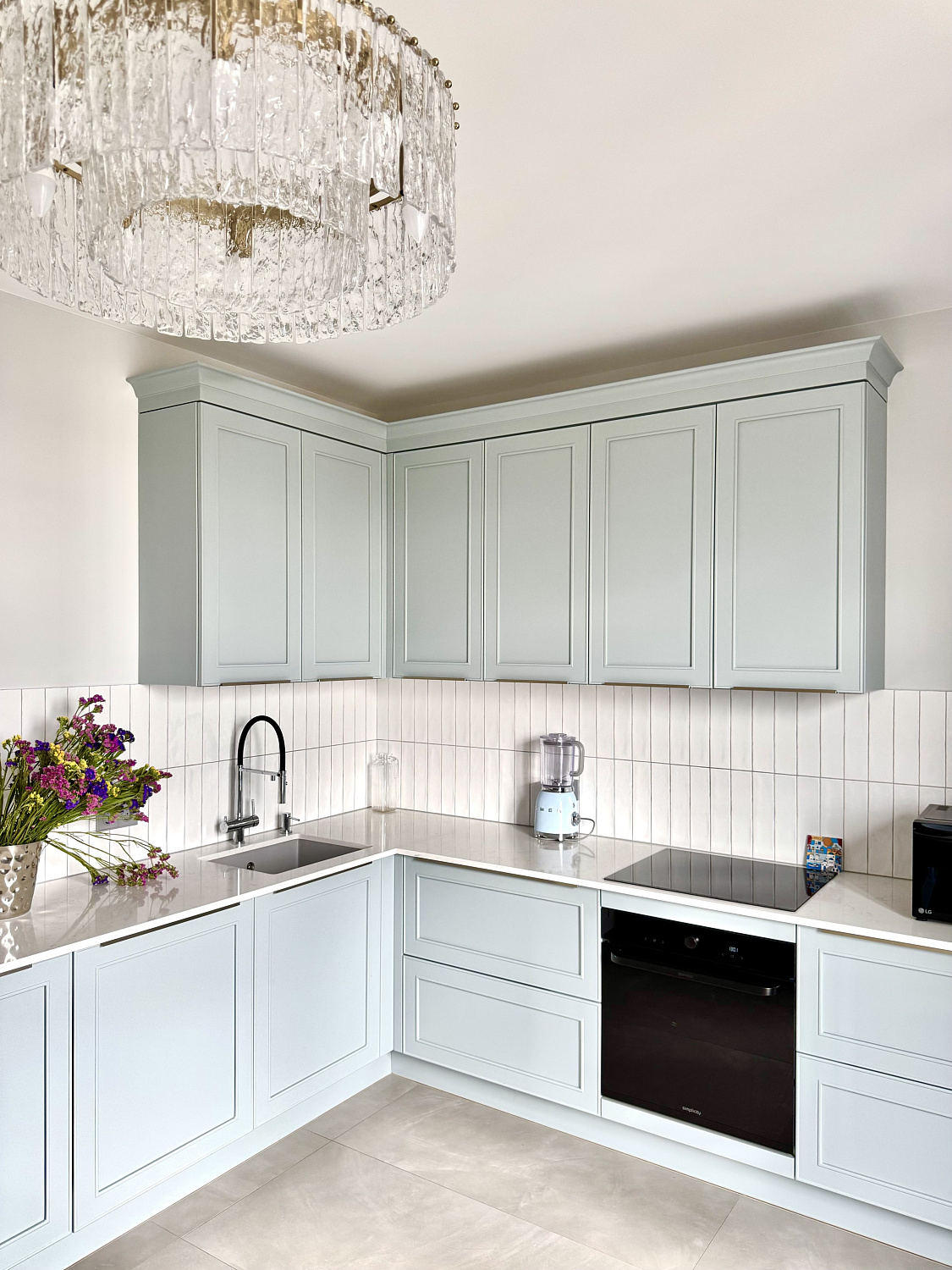 Воздушная Марлен в небесно-голубом цвете