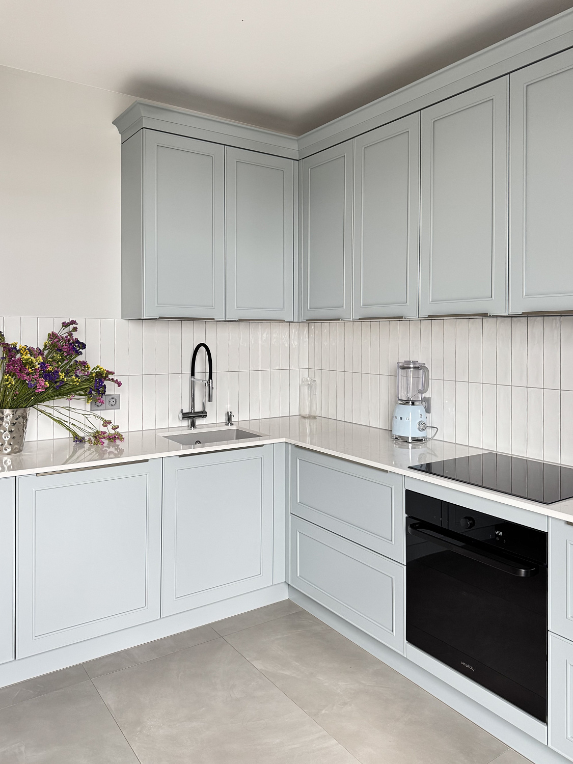 Воздушная Марлен в небесно-голубом цвете