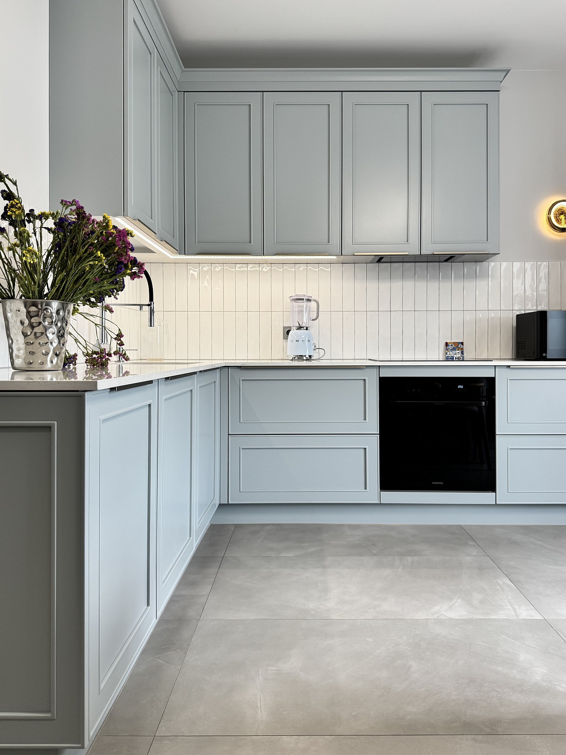 Воздушная Марлен в небесно-голубом цвете