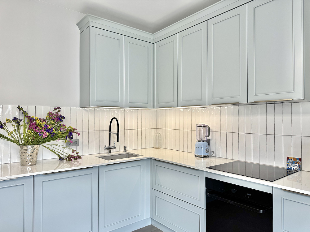 Воздушная Марлен в небесно-голубом цвете