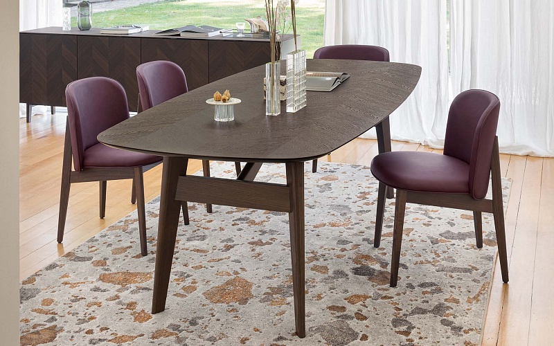 Стол Calligaris ABREY шпон нераскладной