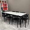 Стол Calligaris PENTAGON ч-б