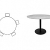 Стол Calligaris COCKTAIL 