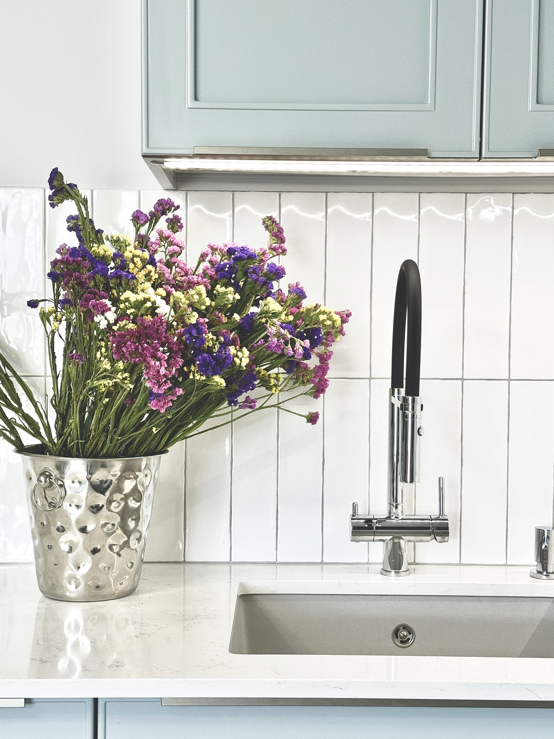 Воздушная Марлен в небесно-голубом цвете