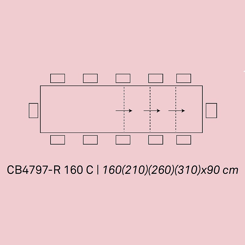 Стол Calligaris PENTAGON